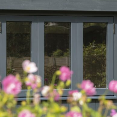 tuinhuis ramen plexiglas rookgrijs en antraciet boeideel