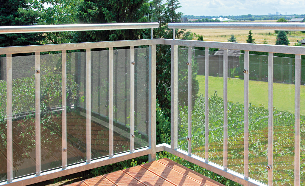 Windscherm balkon helder plexiglas