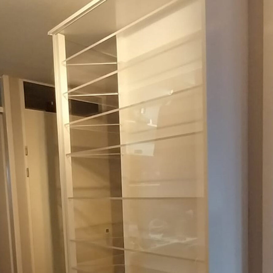 planken van plexiglas voor kast
