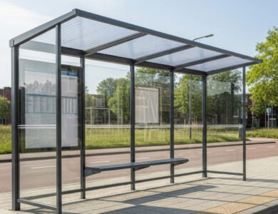 Polycarbonaat bushokje