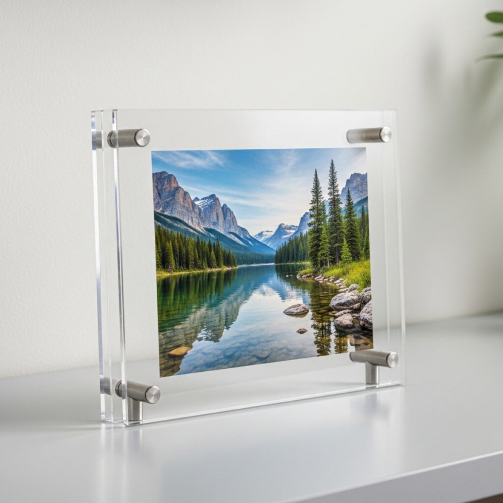 plexiglas plaatjes fotolijst afstandhouders