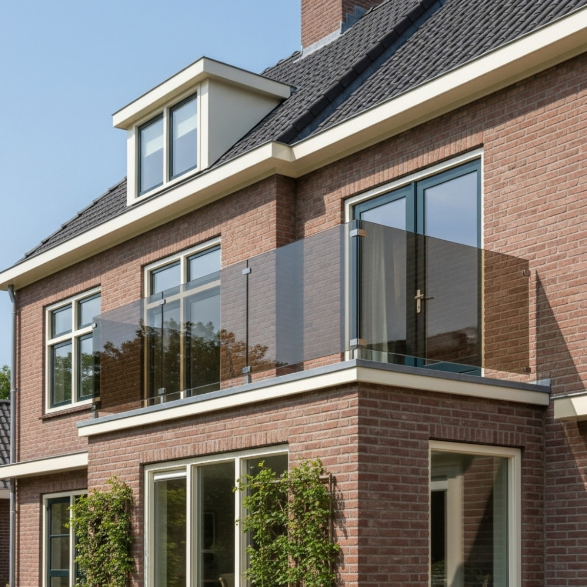 Rookglas plexiglas balustrade