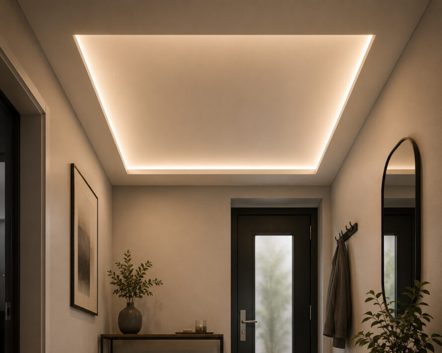 Voordeur polycarbonaat verlichting
