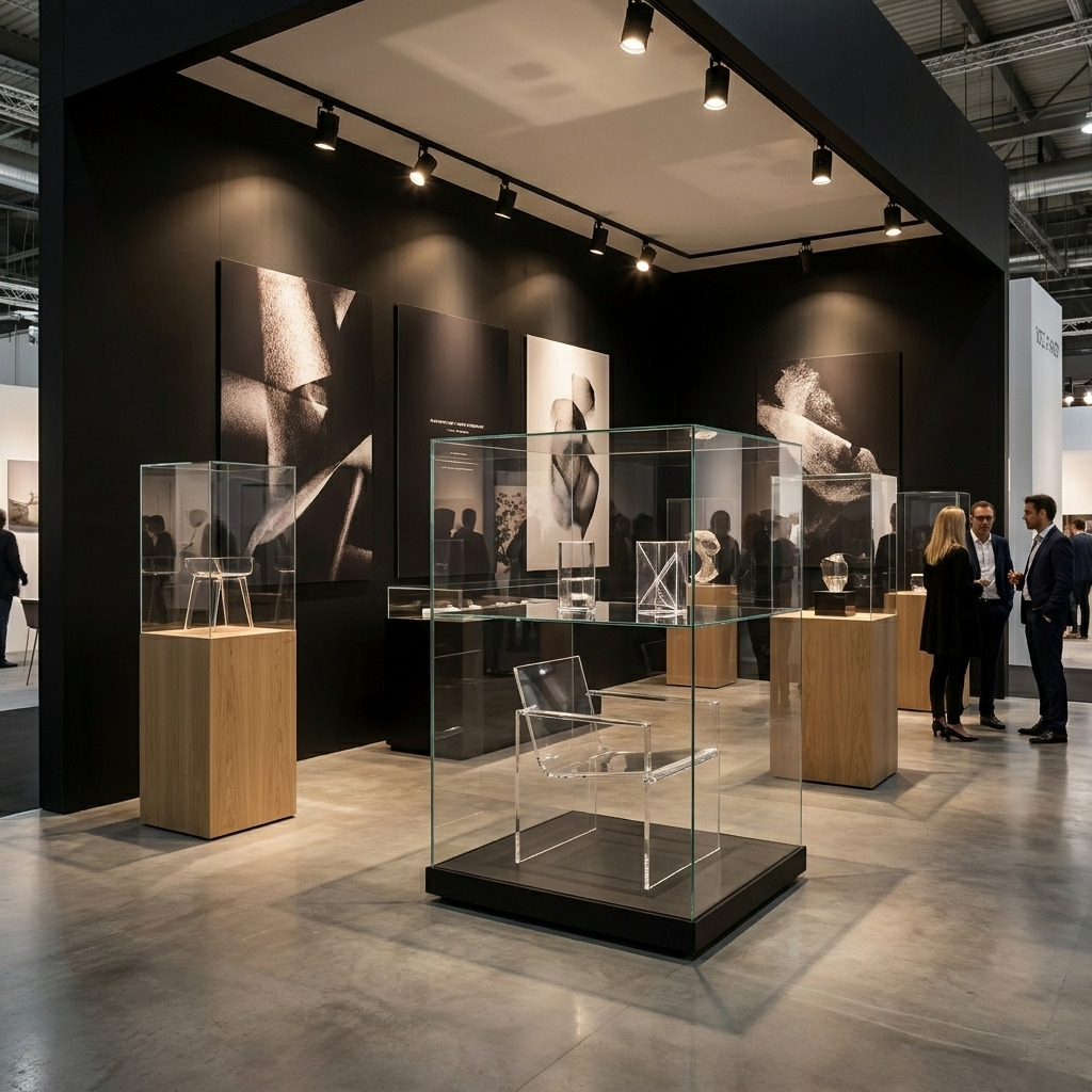 Standbeurs van plexiglas 4