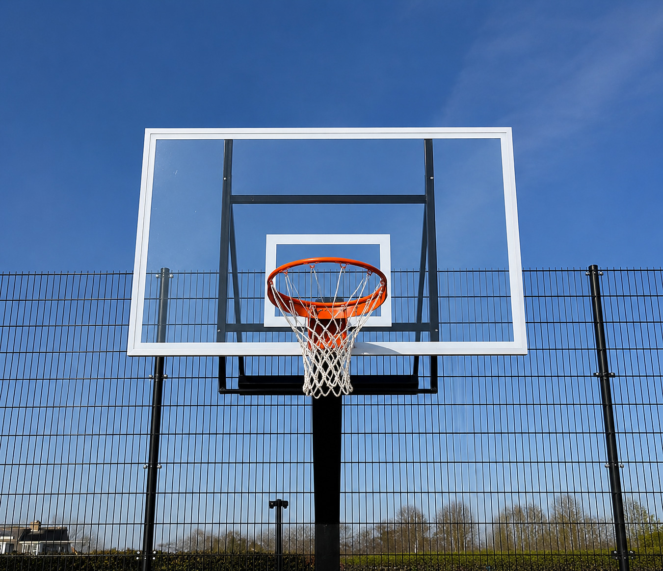 Basketbalbord van polycarbonaat