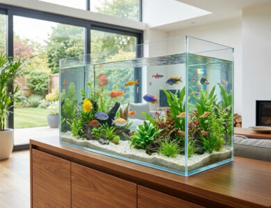 Plexiglas aquarium
