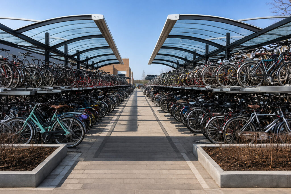 Fietsenstalling van Polycarbonaat 1