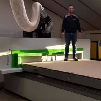 Welkom Biesse Rover, onze CNC-machine!