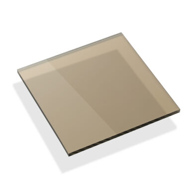 Polycarbonaat massief brons 4mm - plaat
