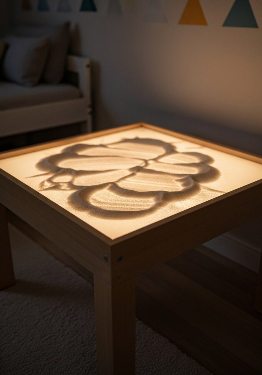 Lichttafel knutseltafel plexiglas opaal