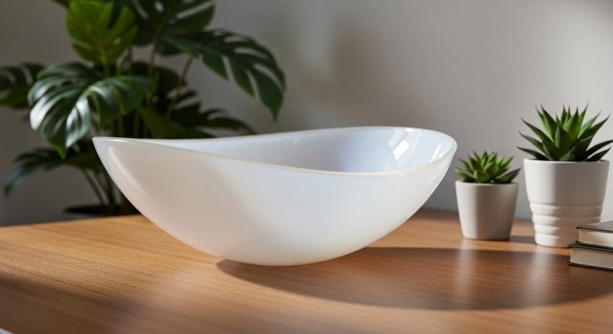 Opaal plexiglas schaal