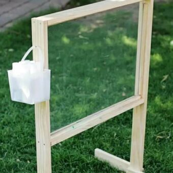 DIY: Schildersezel met plexiglas tekenplaat