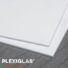 Plexiglas wit 3 mm met Röhm met logo