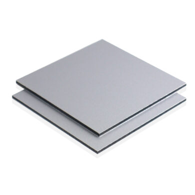Aluminium composiet plaat zilver grijs