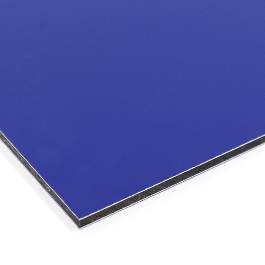 Blauw aluminium composiet plaat