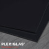 Plexiglas zwart 4 mm met Röhm logo