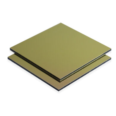 spiegel goud aluminium composiet