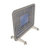 plexiglas luxe spatscherm met houten frame