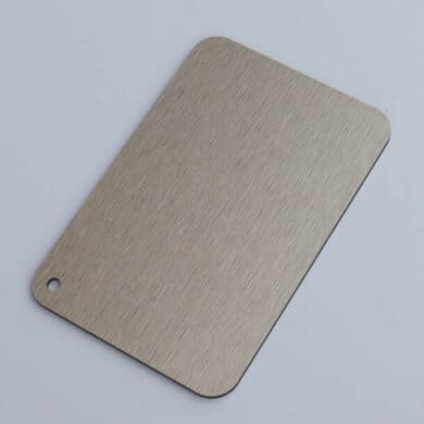 Aluminium composiet butler finish champagne
