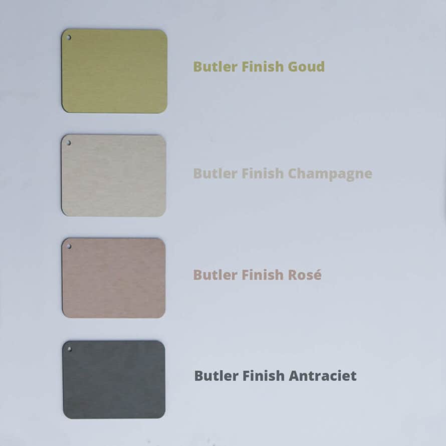 Aluminium composiet butler finish kleuren