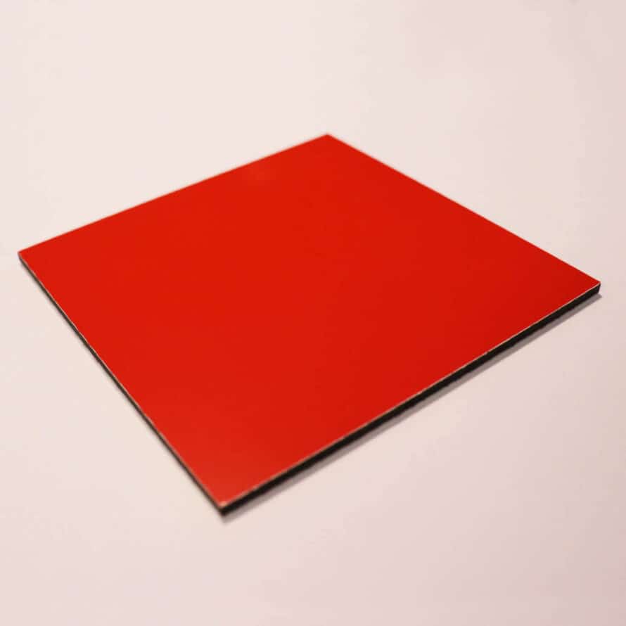 Aluminium composiet rood
