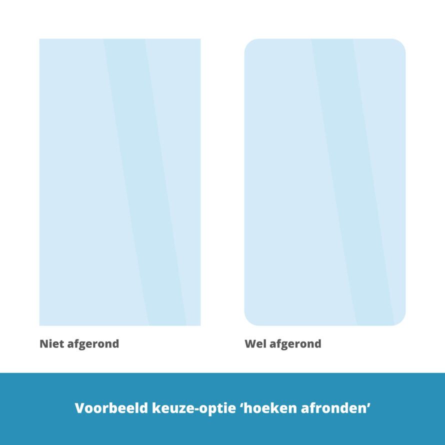 hoeken afronden