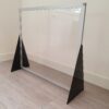 plexiglas spatscherm in aluminium frame