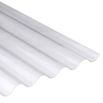 Polycarbonaat golfplaat helder enkelwandig