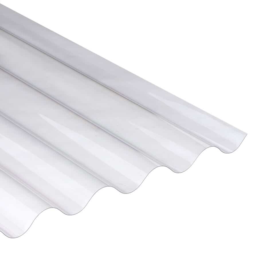 Polycarbonaat golfplaat helder enkelwandig