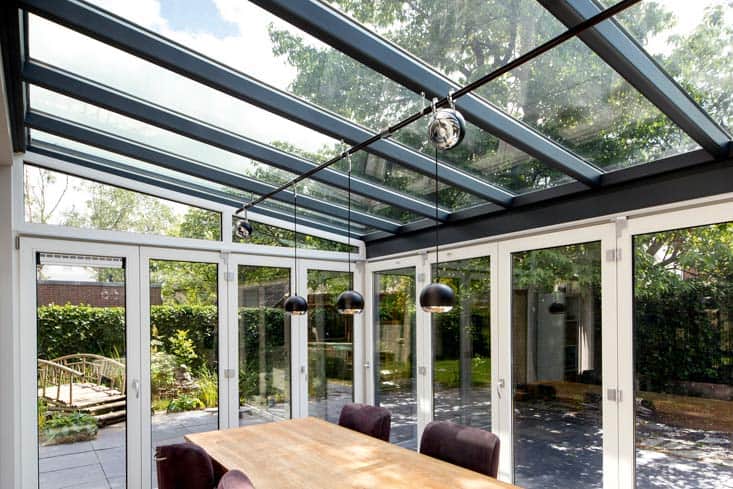 Veranda kunststof platen