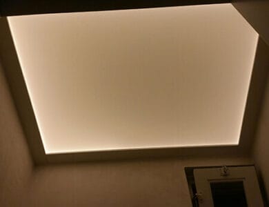 Polycarbonaat verlicht plafond