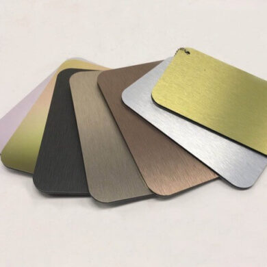Geborsteld aluminium