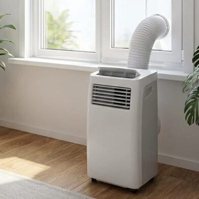 Airco raam plaat slang