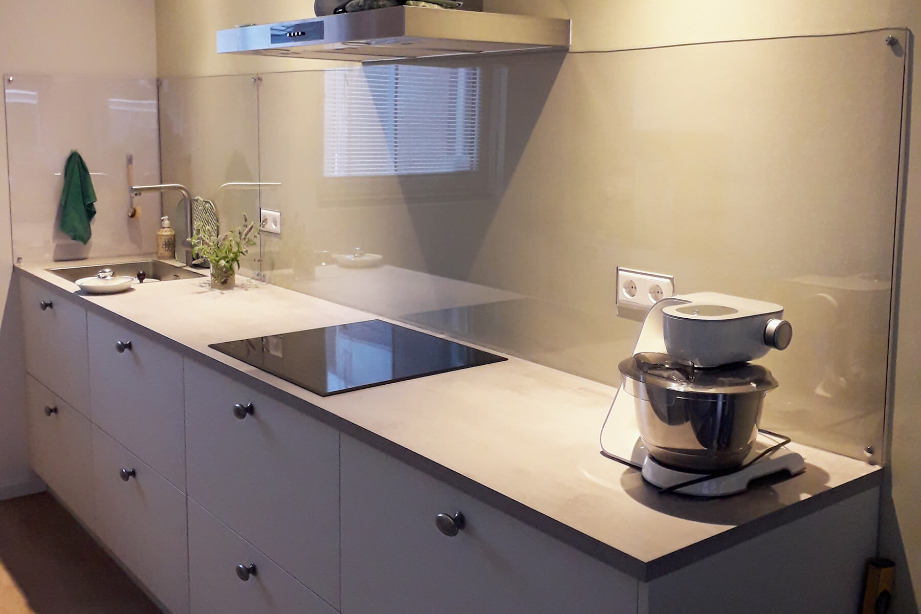 Achterwand keuken Plexiglas polycarbonaat helder