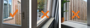 Voorbeeld van kozijnen voor plexiglas frame deluxe