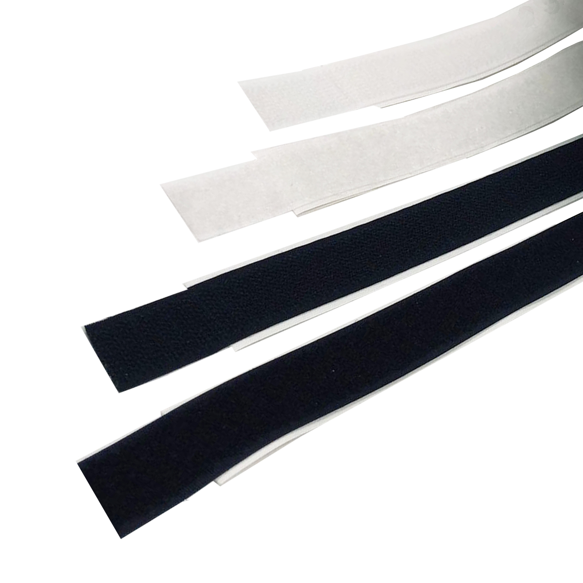Klittenband 20 mm breed wit | 100 cm Plexiglas.nl