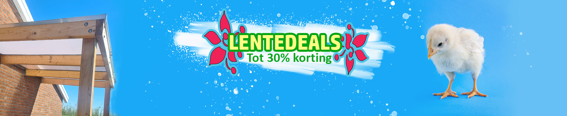 Lentedeals kunststoffen op maat banner