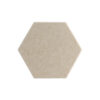Sand brown akoestisch vilt hexagon 9 mm