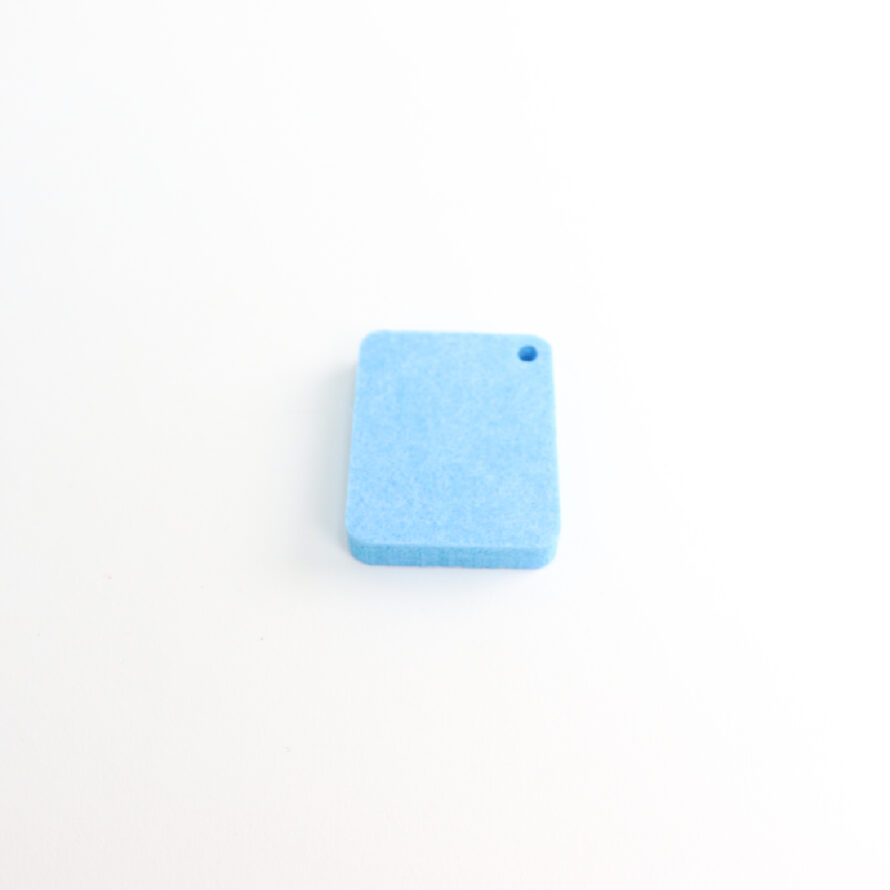 sample ocean blue akoestisch paneel 9 mm
