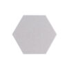 Foggy grey akoestisch vilt hexagon 9 mm
