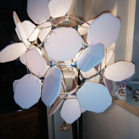 Wit plexiglas lamp klant foto project