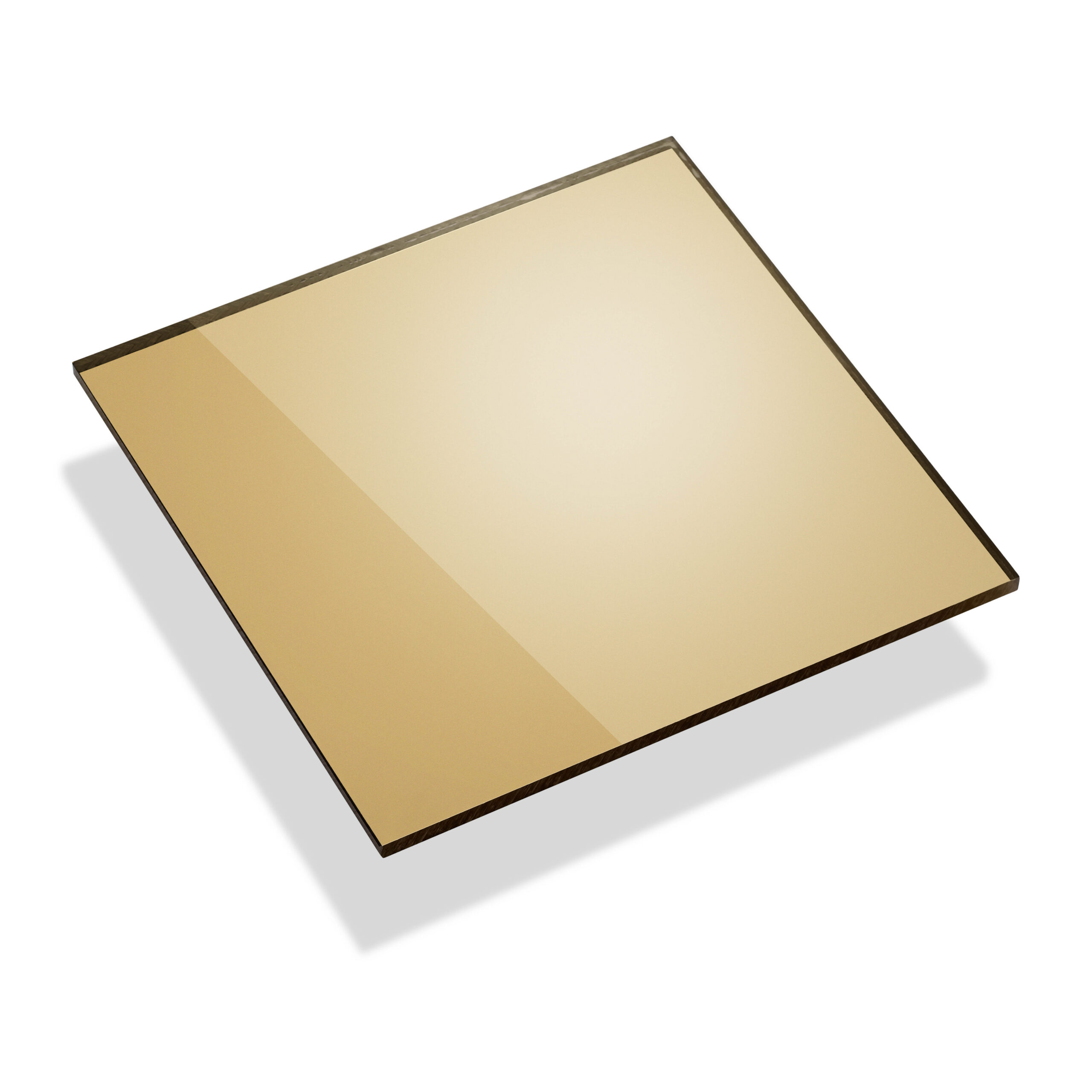 Plexiglas spiegel goud 3 mm - kunststof spiegel goud