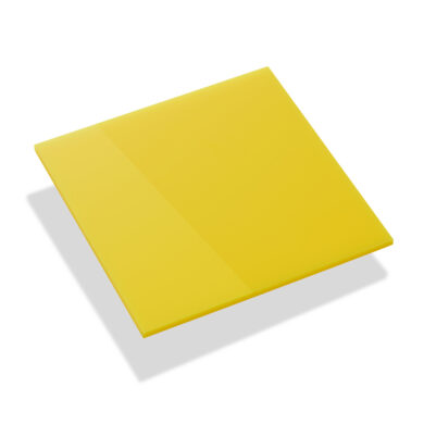 Plexiglas Geel 3mm - acrylaat plaat geel