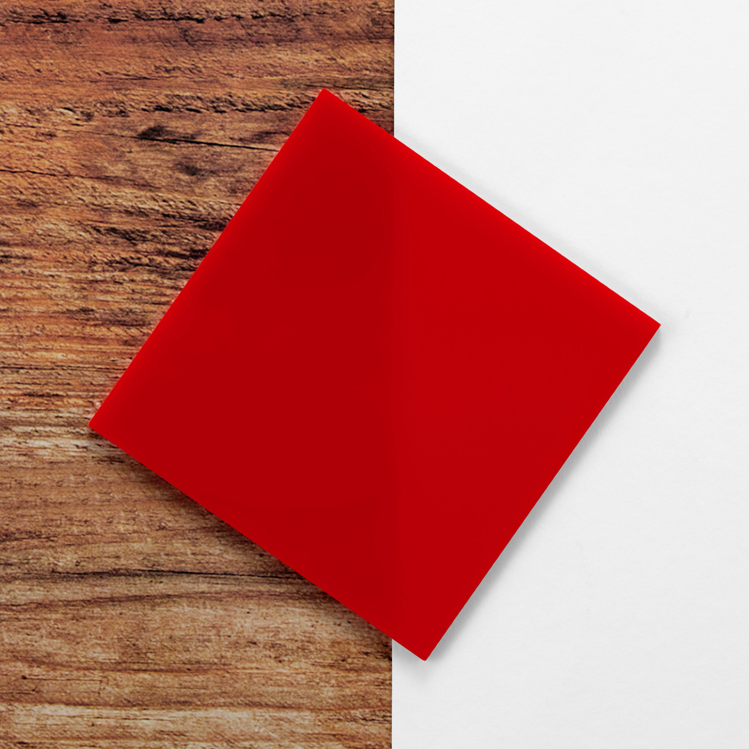 Plexiglas rood 3 mm - acrylaat plaat