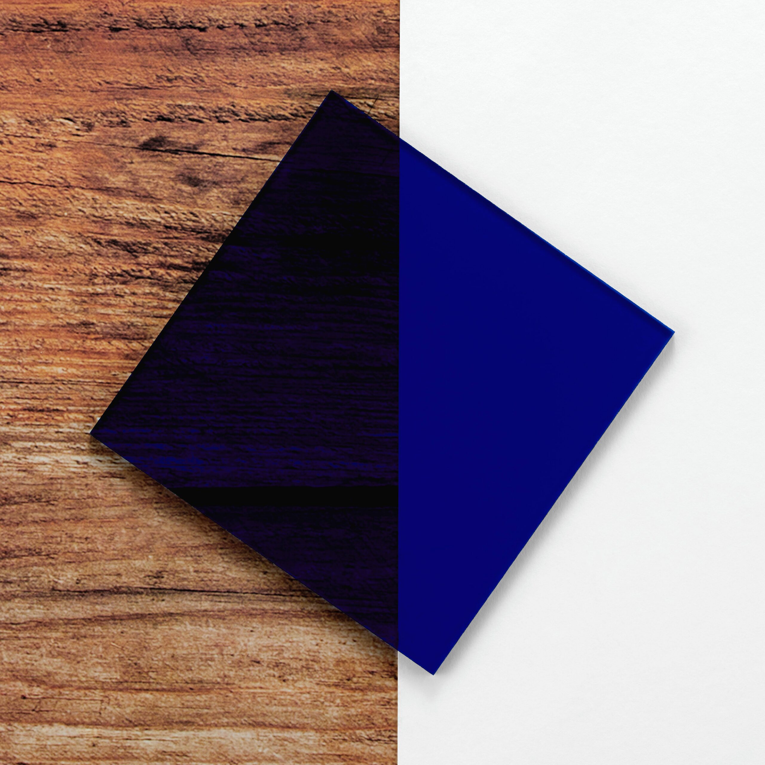 Plexiglas koningsblauw 3 mm - acryl plaat