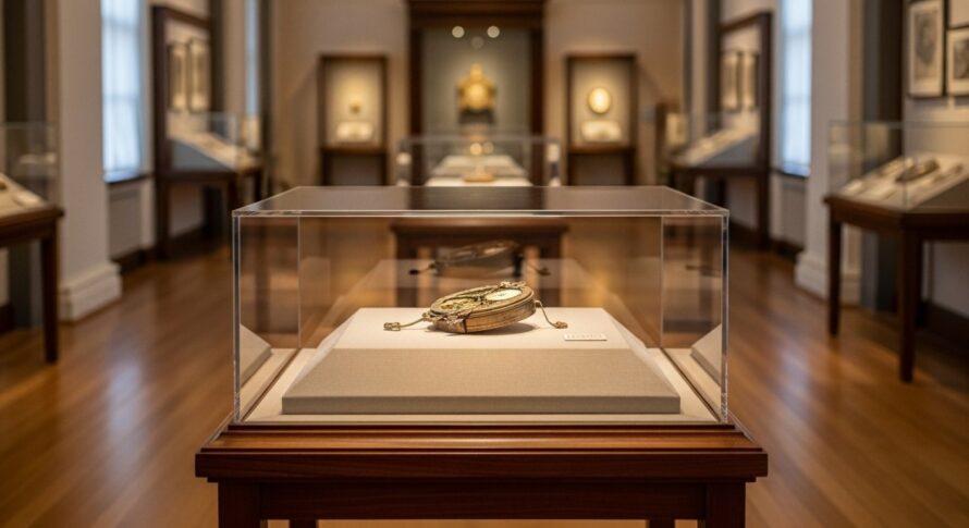 Stofkap kunststof in een museum