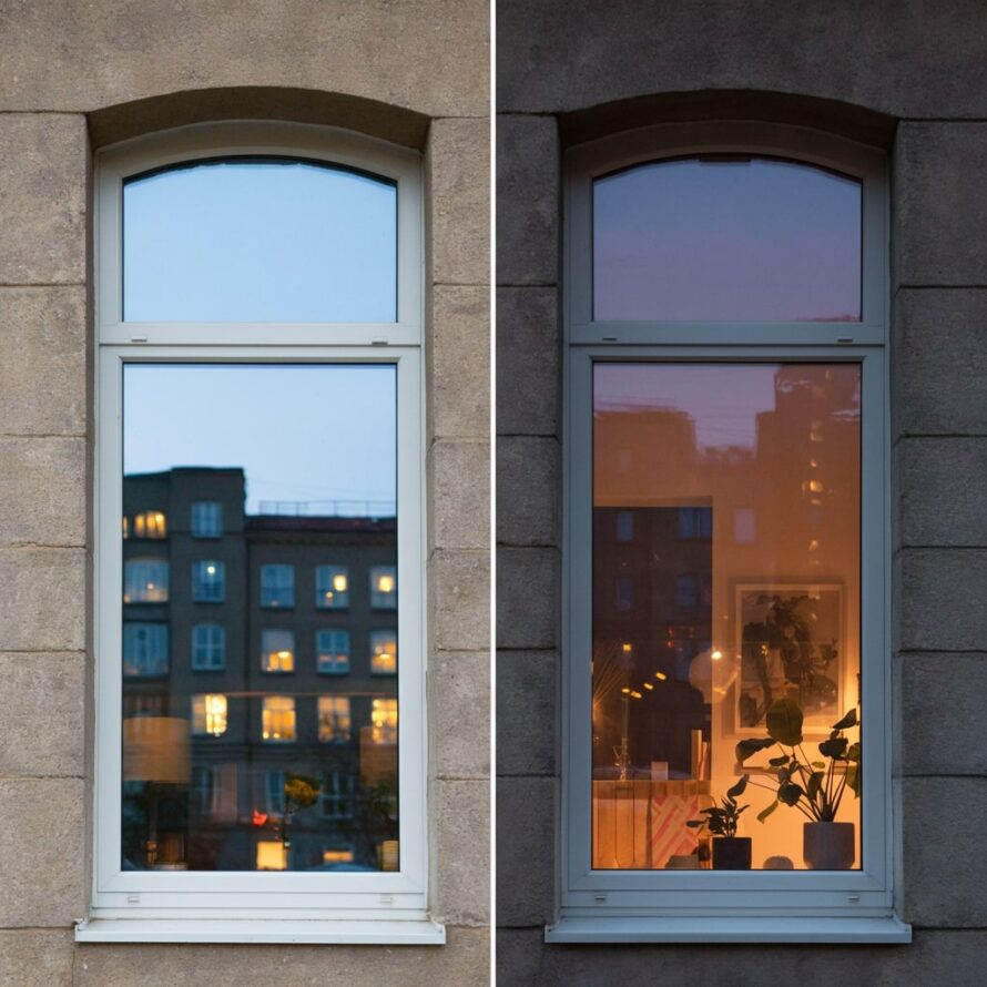 Doorkijkspiegel two way mirror plexiglas 3 mm