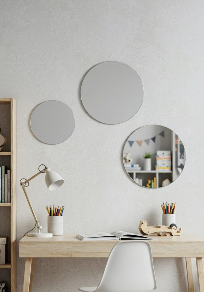 Spiegel acrylaat rond