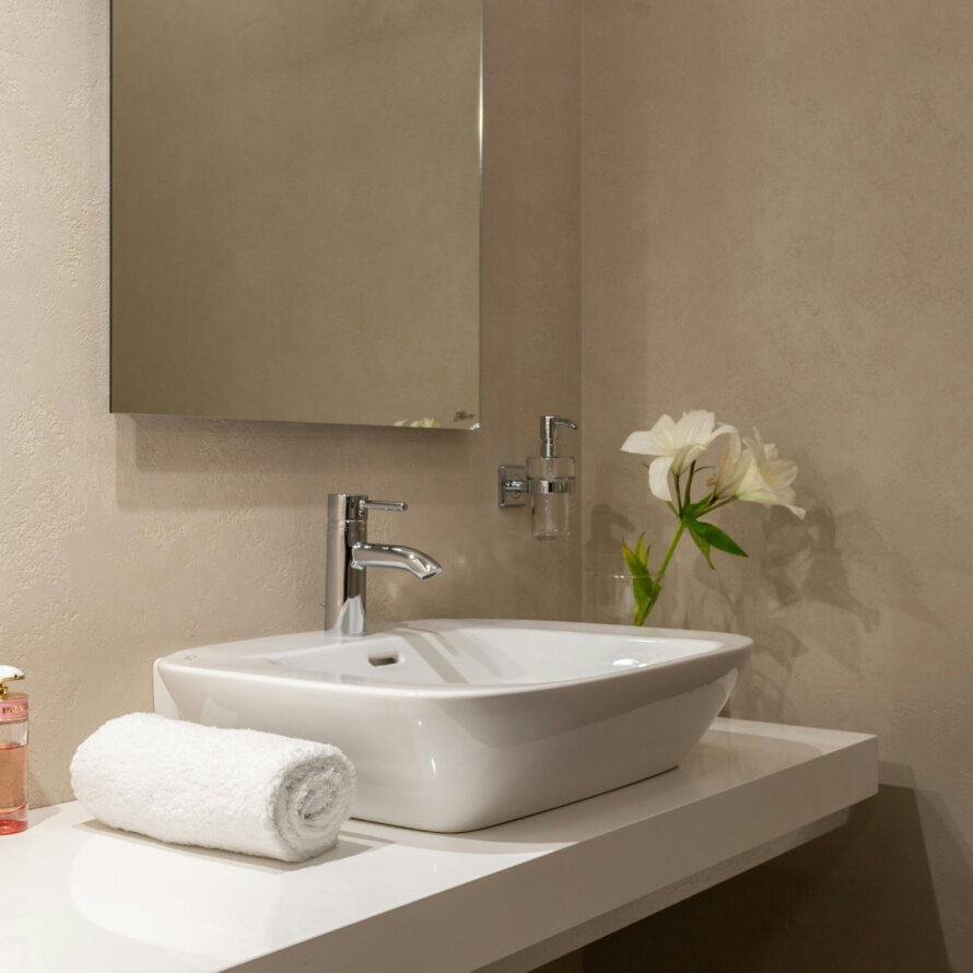 kunststof platen badkamer betonlook wandpaneel