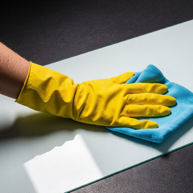 doffe vlekken Trespa aanrechtblad schoonmaken